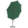 Voir la diapositive 4 : VIDAXL Parasol de jardin avec base portable vert