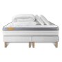 Voir la diapositive 2 : SEPTNUITS Pack matelas + double sommiers Memo Zen Mousse à mémoire de forme 5 zones de confort MAXI épaisseur