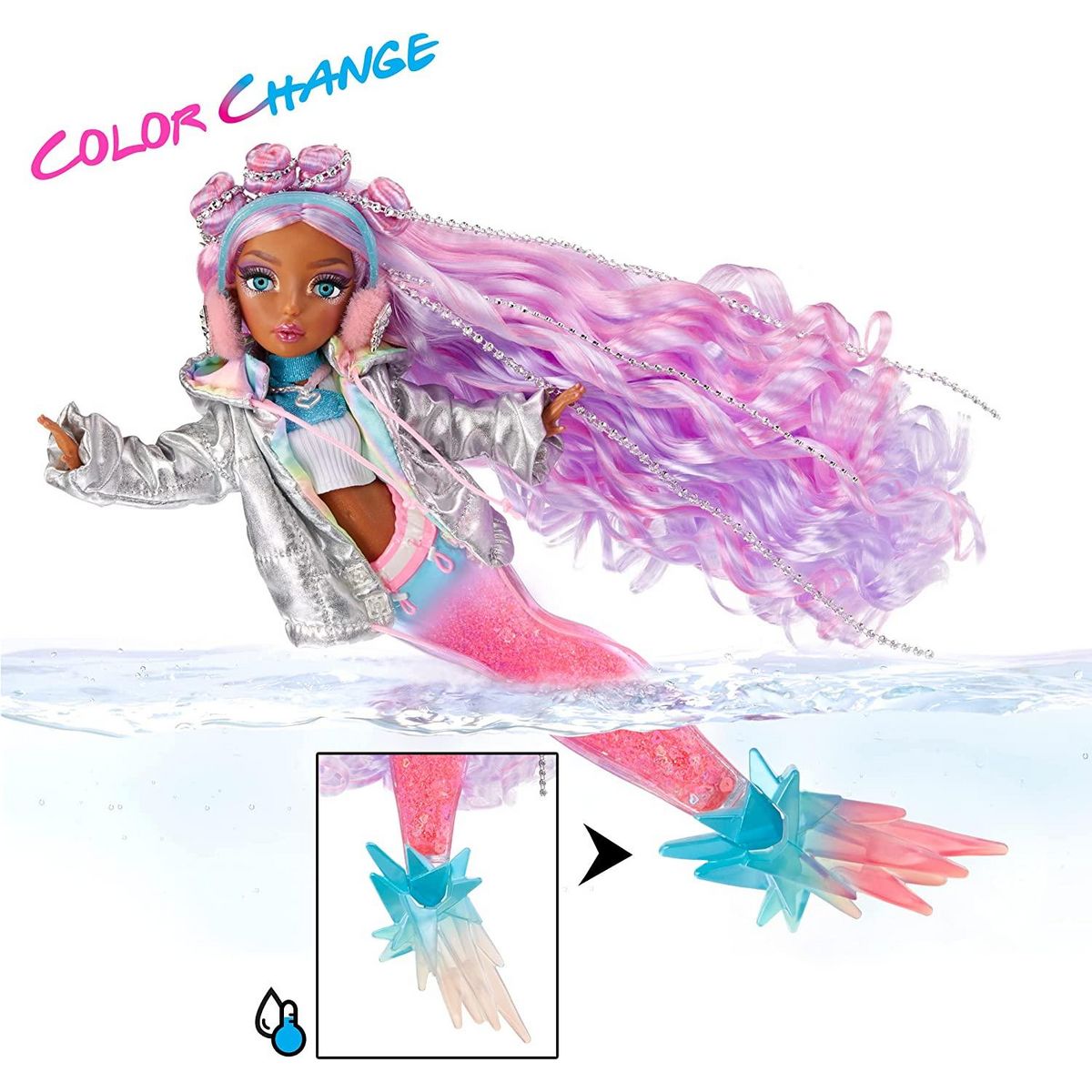 MGA Poupée Mermaze Mermaidz Winter Harmonique