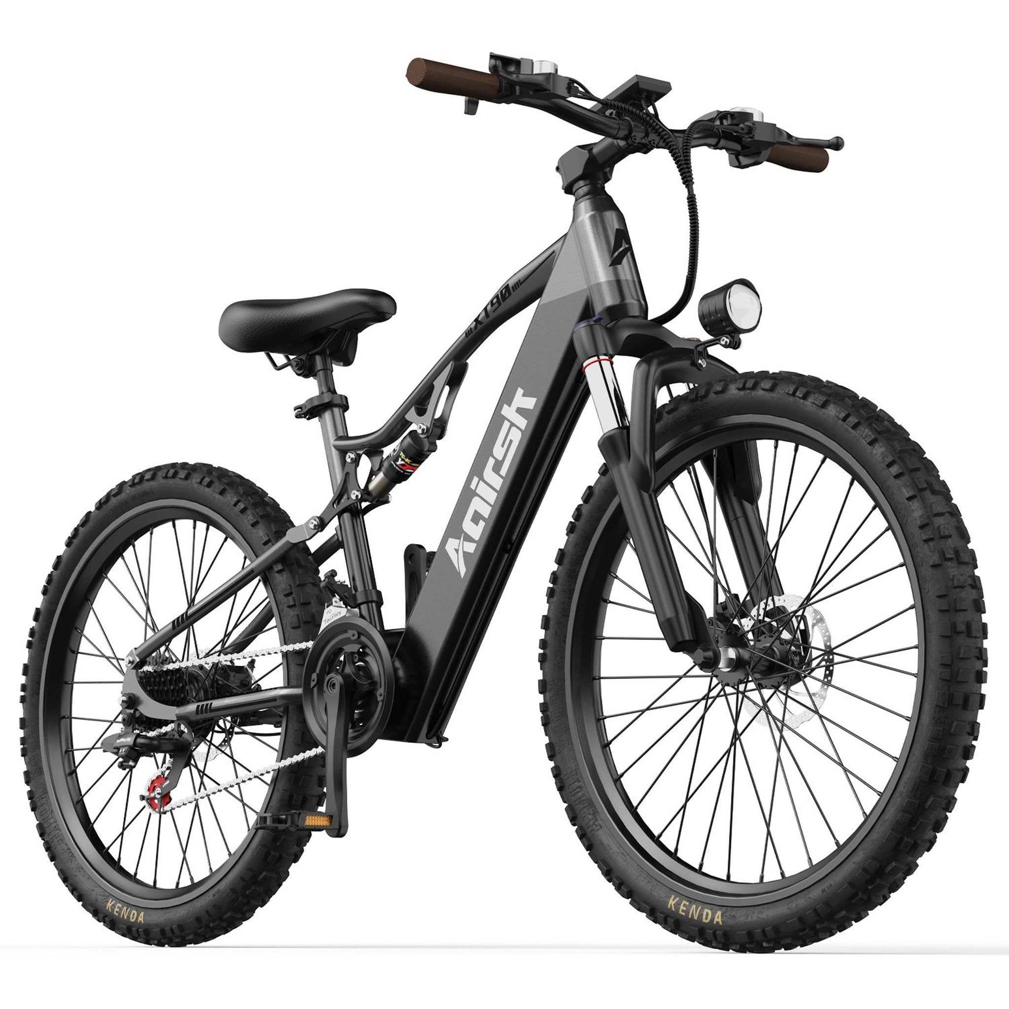 AAIRSK Vélo électrique aairsk xt90, 26 pouces, batterie 48 v 20 ah, nfc, noir