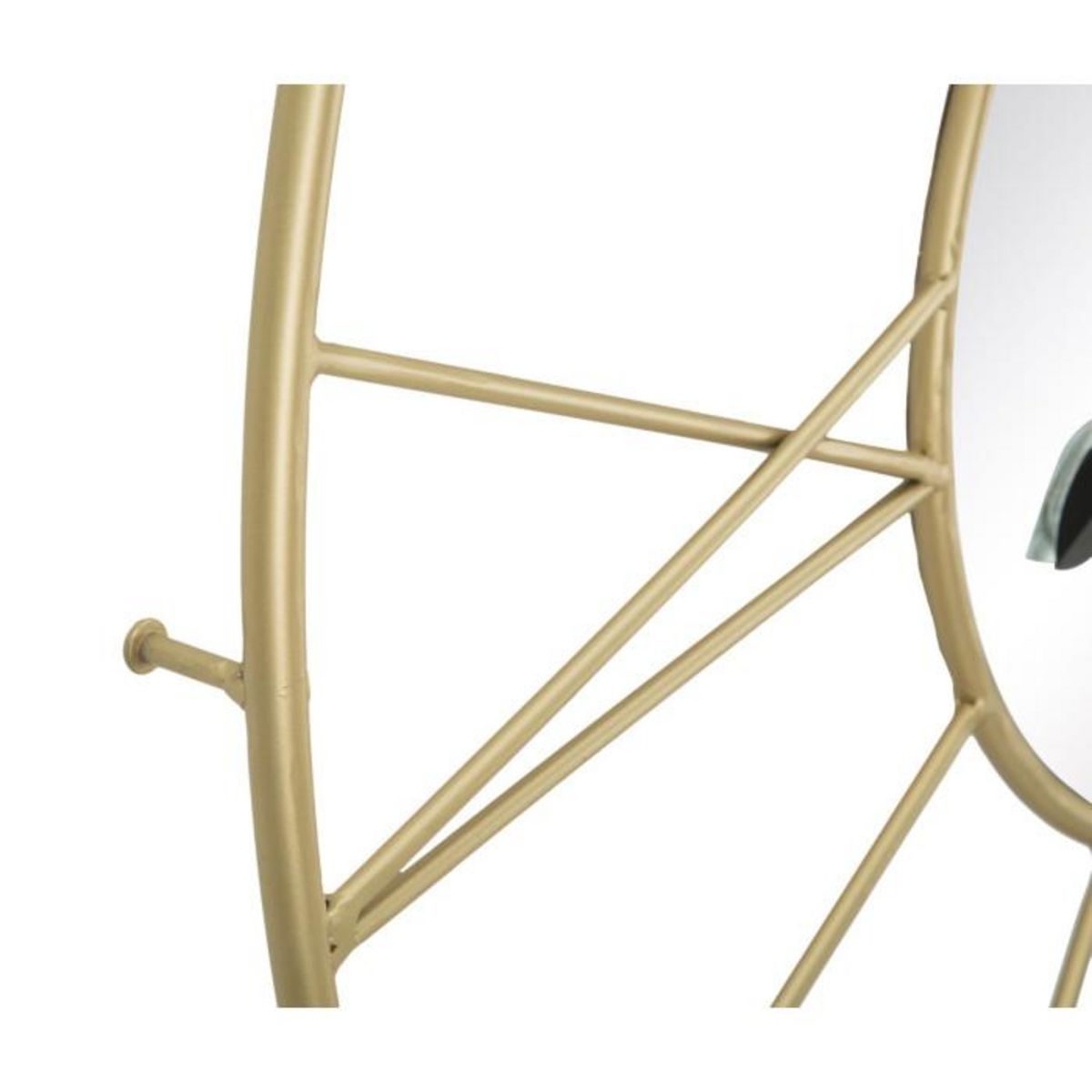 Paris Prix Horloge Murale Avec Miroir  Glam Stick  80cm Or