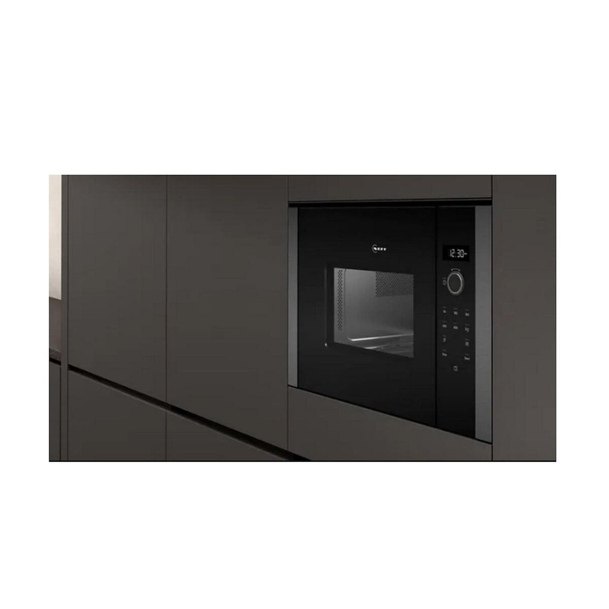 Neff Micro-ondes encastrable 20l 1270w graphite grey - HLAWD23G0