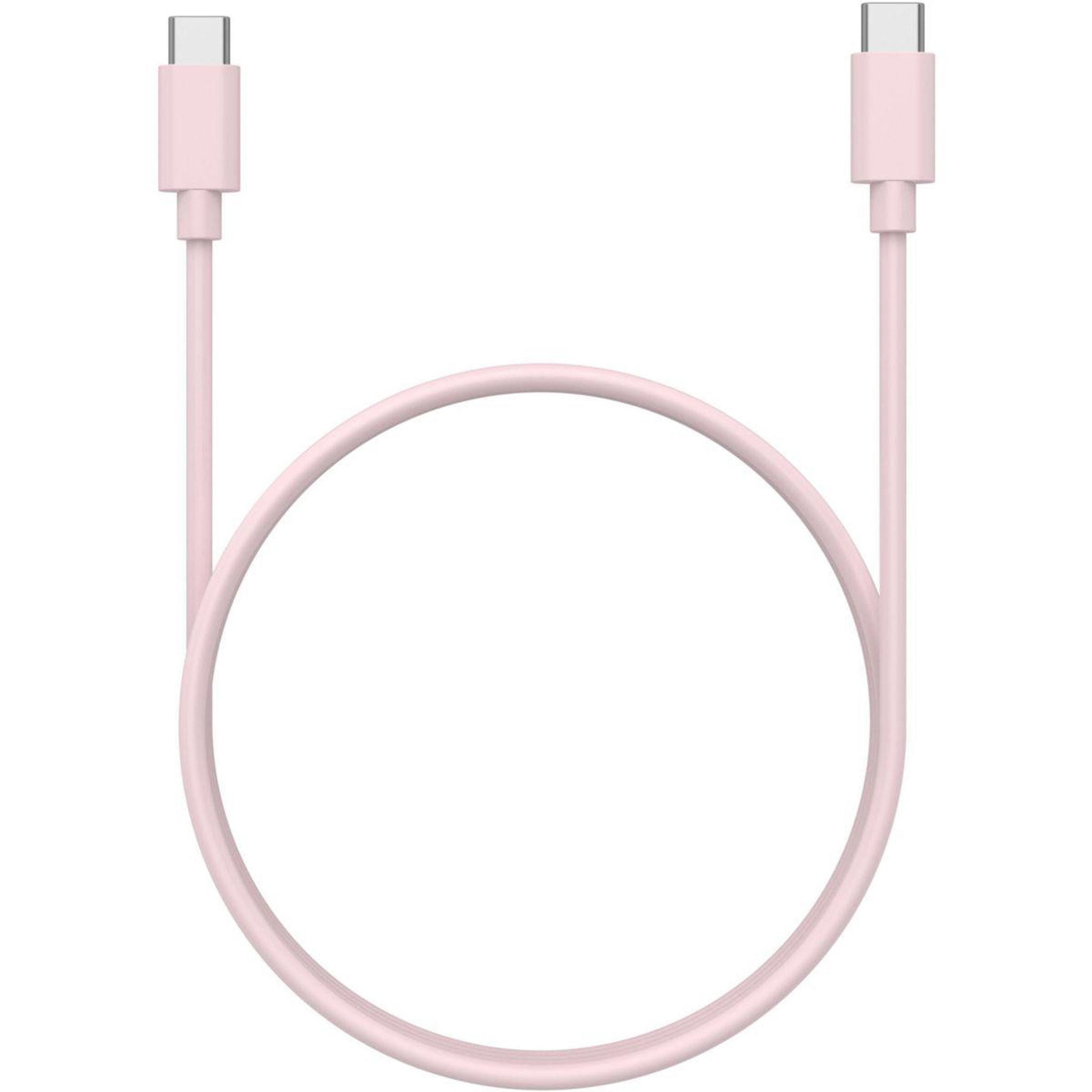 Voir la diapositive 1 : ESSENTIEL B Câble USB C 1M vers USB-C Rose