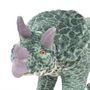 Voir la diapositive 3 : VIDAXL Jouet en peluche Dinosaure Tricératops Vert XXL