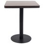 Voir la diapositive 2 : VIDAXL Table de bistro Marron fonce 60x60 cm MDF
