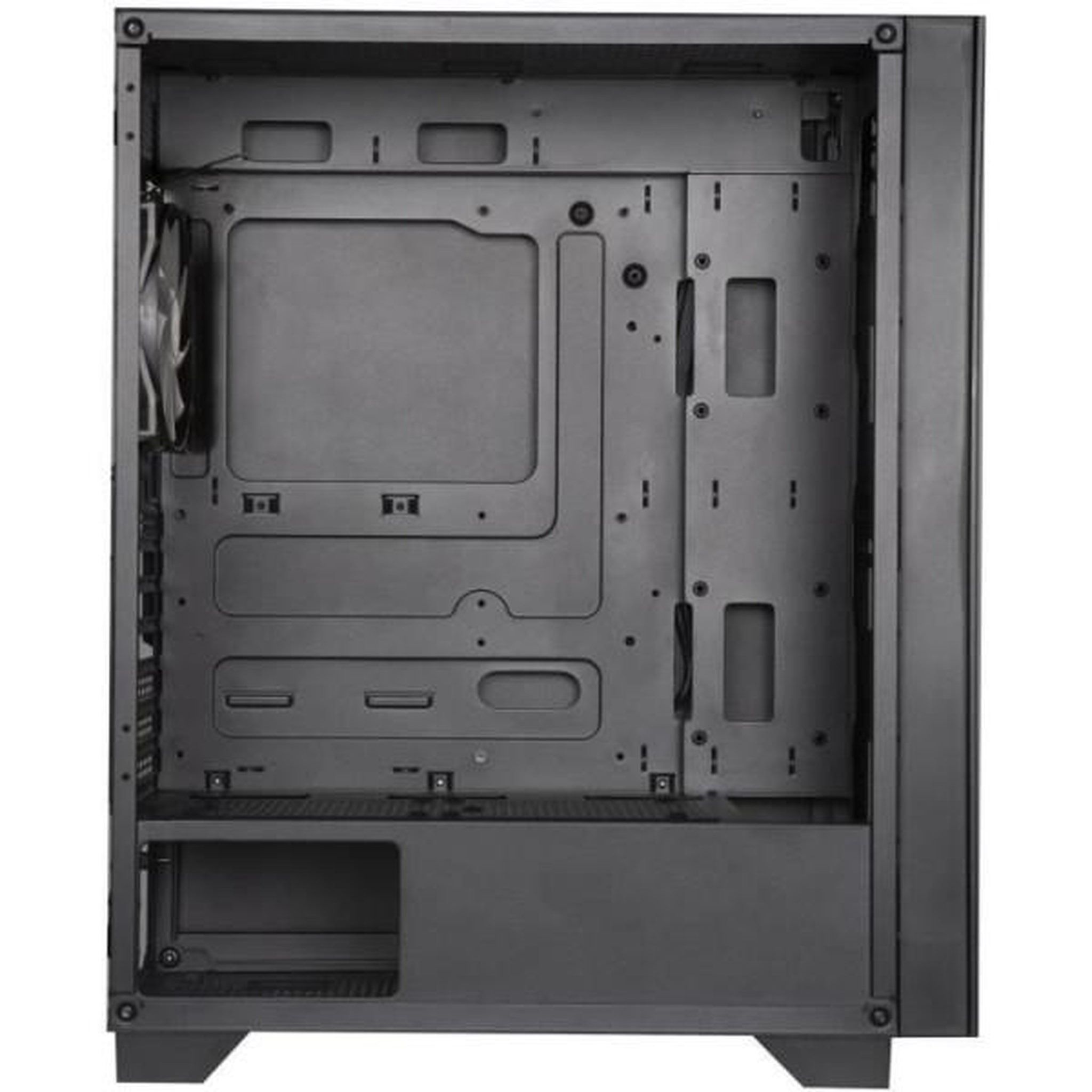 Voir la diapositive 5 : BitFenix Boîtier pc - bitfenix - flow (noir) - moyen tour - format atx - sans alimentation