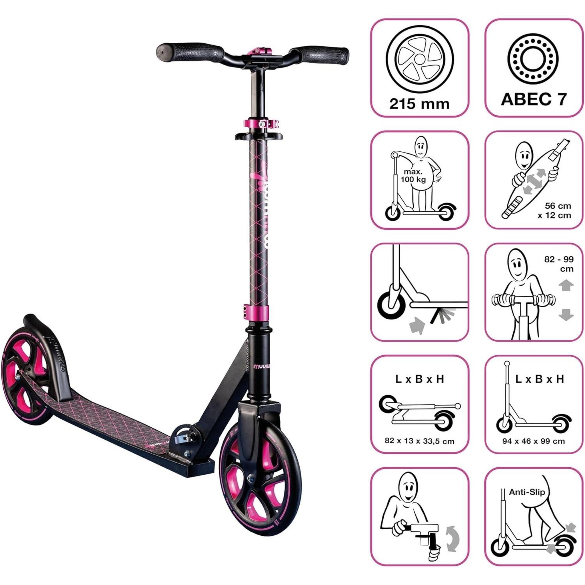 Voir la diapositive 6 : MUUWMI muuwmi Trottinette aluminium Pro 215 mm