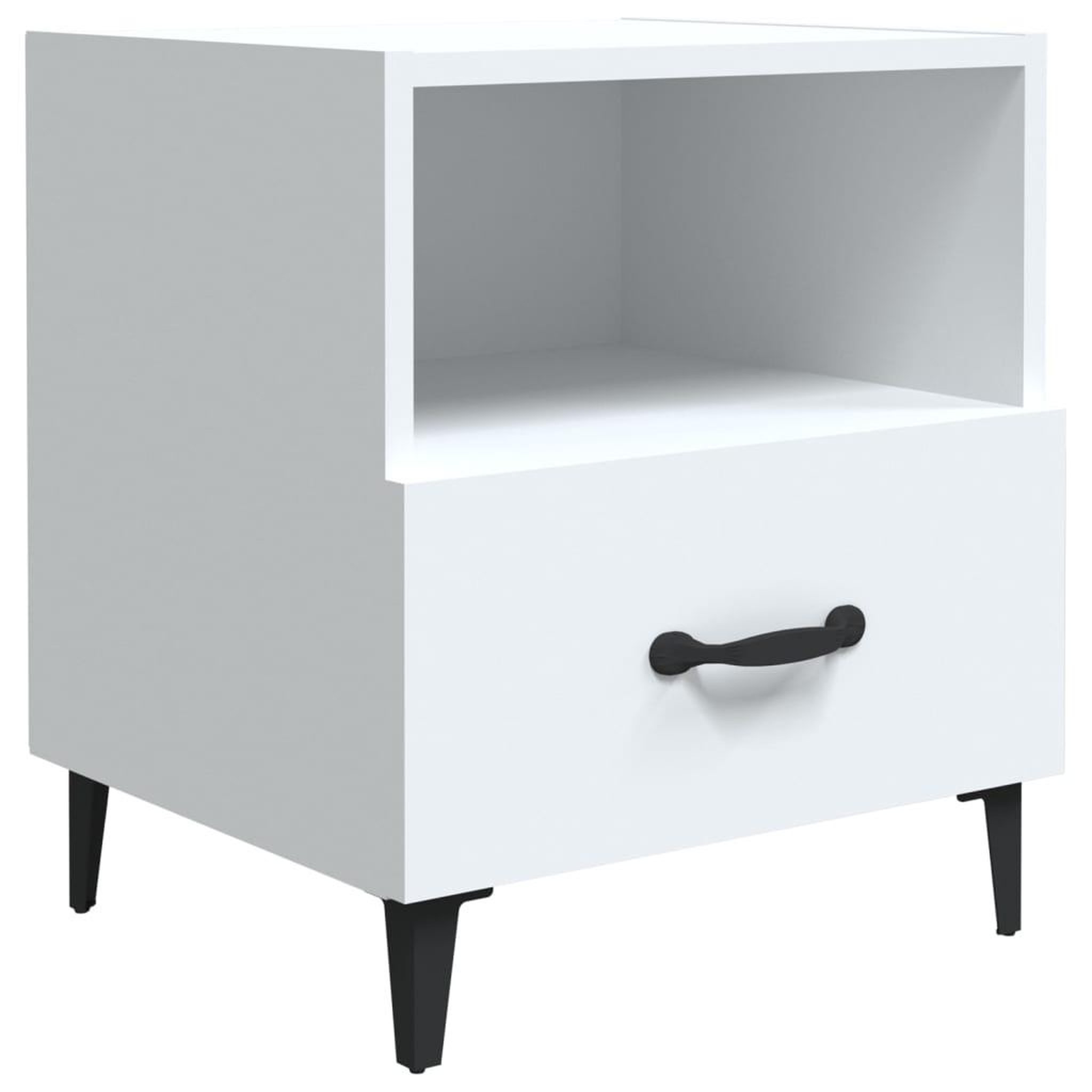 Voir la diapositive 3 : VIDAXL Tables de chevet 2 pcs Blanc Bois d'ingenierie