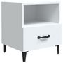 Voir la diapositive 3 : VIDAXL Tables de chevet 2 pcs Blanc Bois d'ingenierie