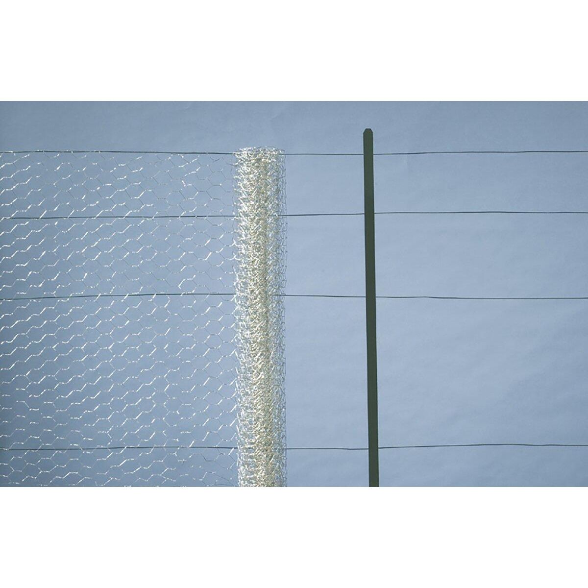 Nortene Grillage métallique -  Galvanex    - 1.00 x 25 m - Gris