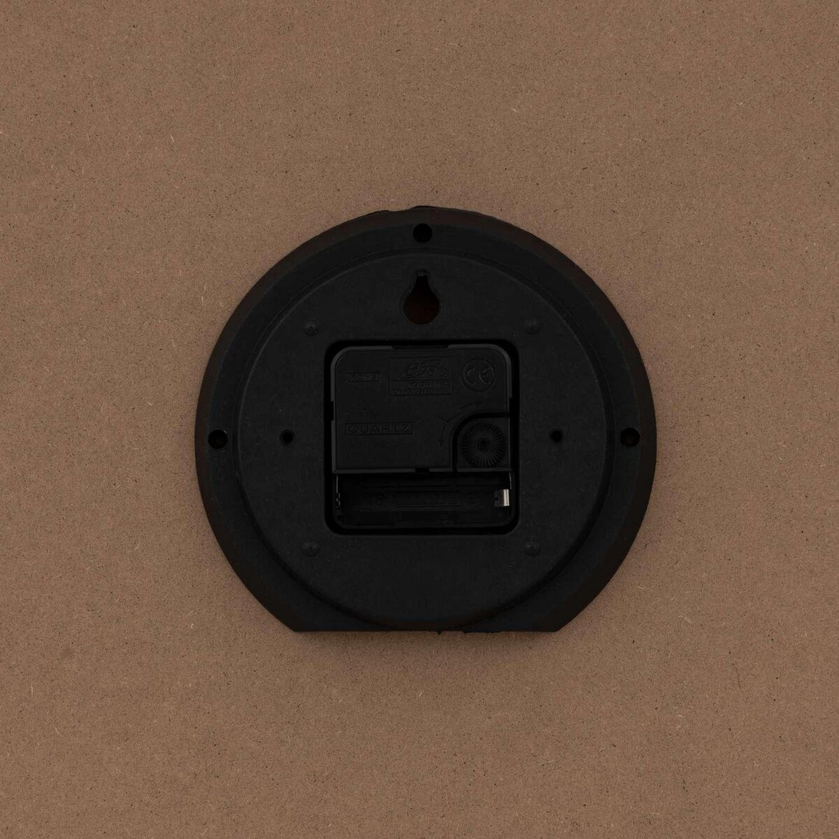 ATMOSPHERA Horloge en bois - Diam 55 cm - Marron