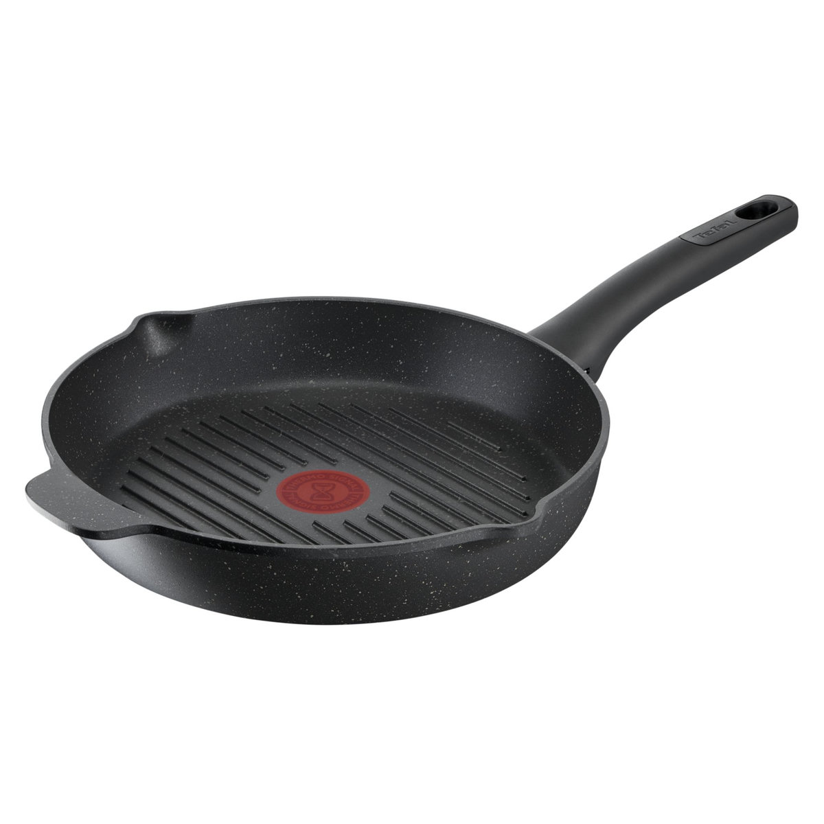 TEFAL Poêle grill ronde 26cm BLACK STONE