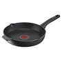 Voir la diapositive 1 : TEFAL Poêle grill ronde 26cm BLACK STONE