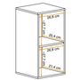 Voir la diapositive 3 : Paris Prix Bloc Mural Design  Switch IV  60cm Naturel