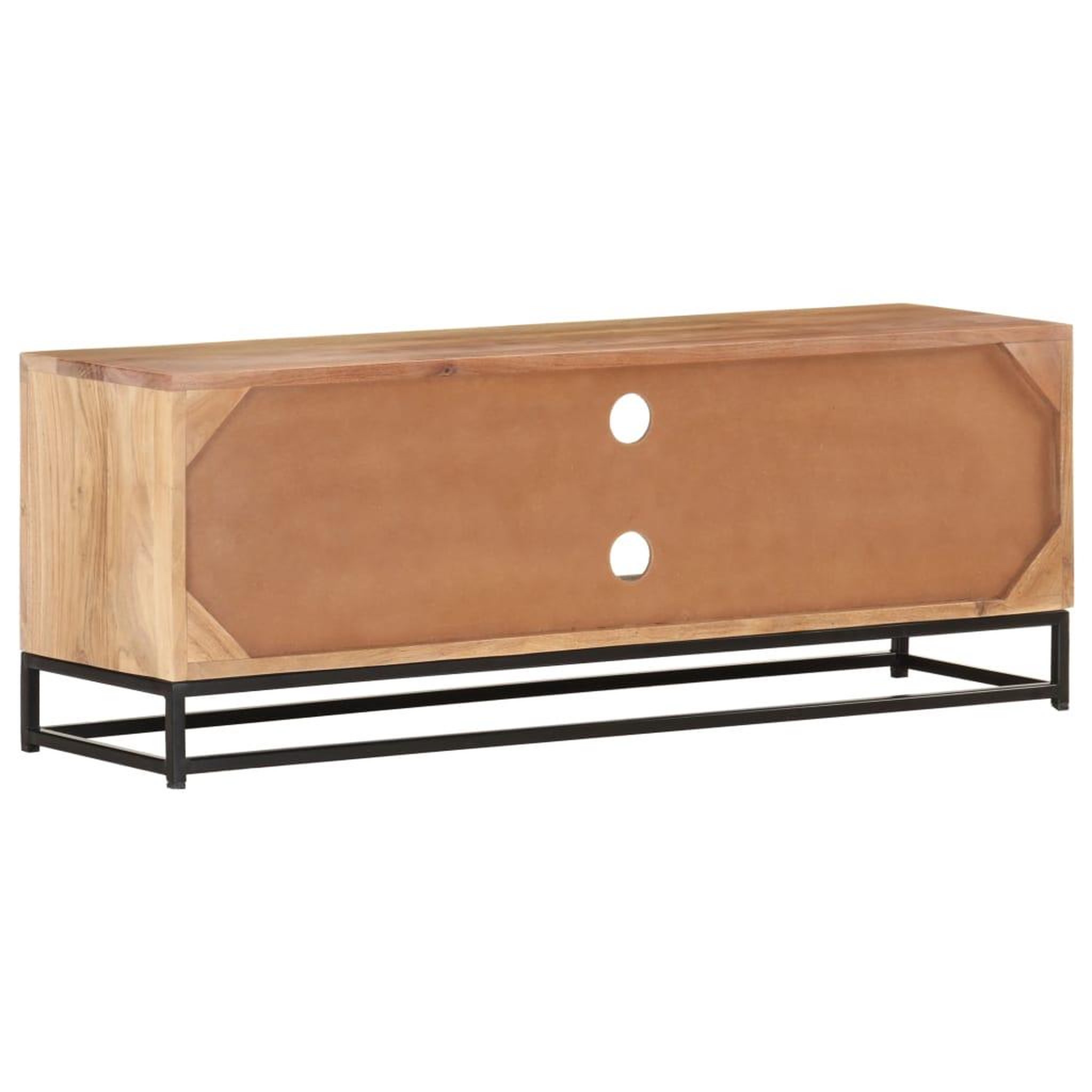 Voir la diapositive 4 : VIDAXL Meuble tv 110x30x40 cm bois d'acacia massif