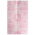 VIDAXL Tapis d'exterieur ARAKIL rose 190x290 cm PP