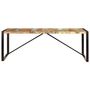 Voir la diapositive 2 : VIDAXL Table a dîner 220x100x75 cm Bois de recuperation solide