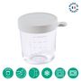 Voir la diapositive 1 : BEABA Pot de conservation verre 250ml light mist