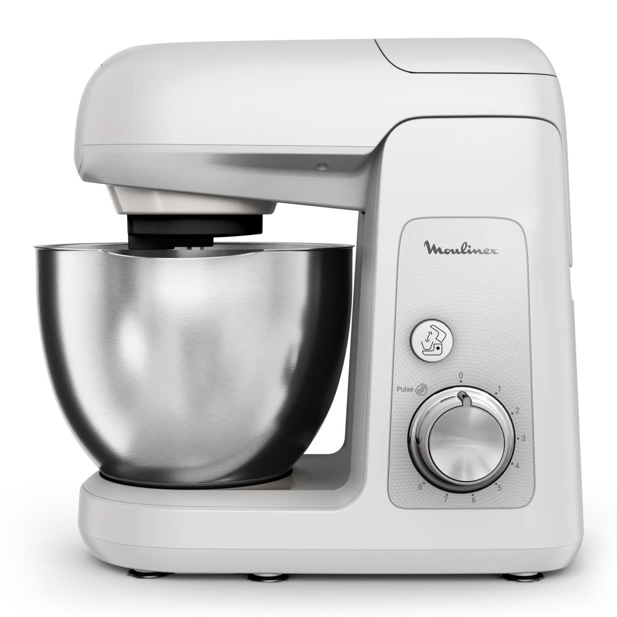 Voir la diapositive 3 : MOULINEX Moulinex Bake Partner QA521B25 robot de cuisine 1100 W 4,6 L Acier inoxydable, Blanc