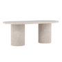 Voir la diapositive 1 : Paris Prix Table à Manger Effet Marbre  Narvik  200cm Beige