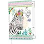 Voir la diapositive 2 : OXFORD Agenda scolaire journalier 12x18cm Boho Chic Zèbre 2023-2024