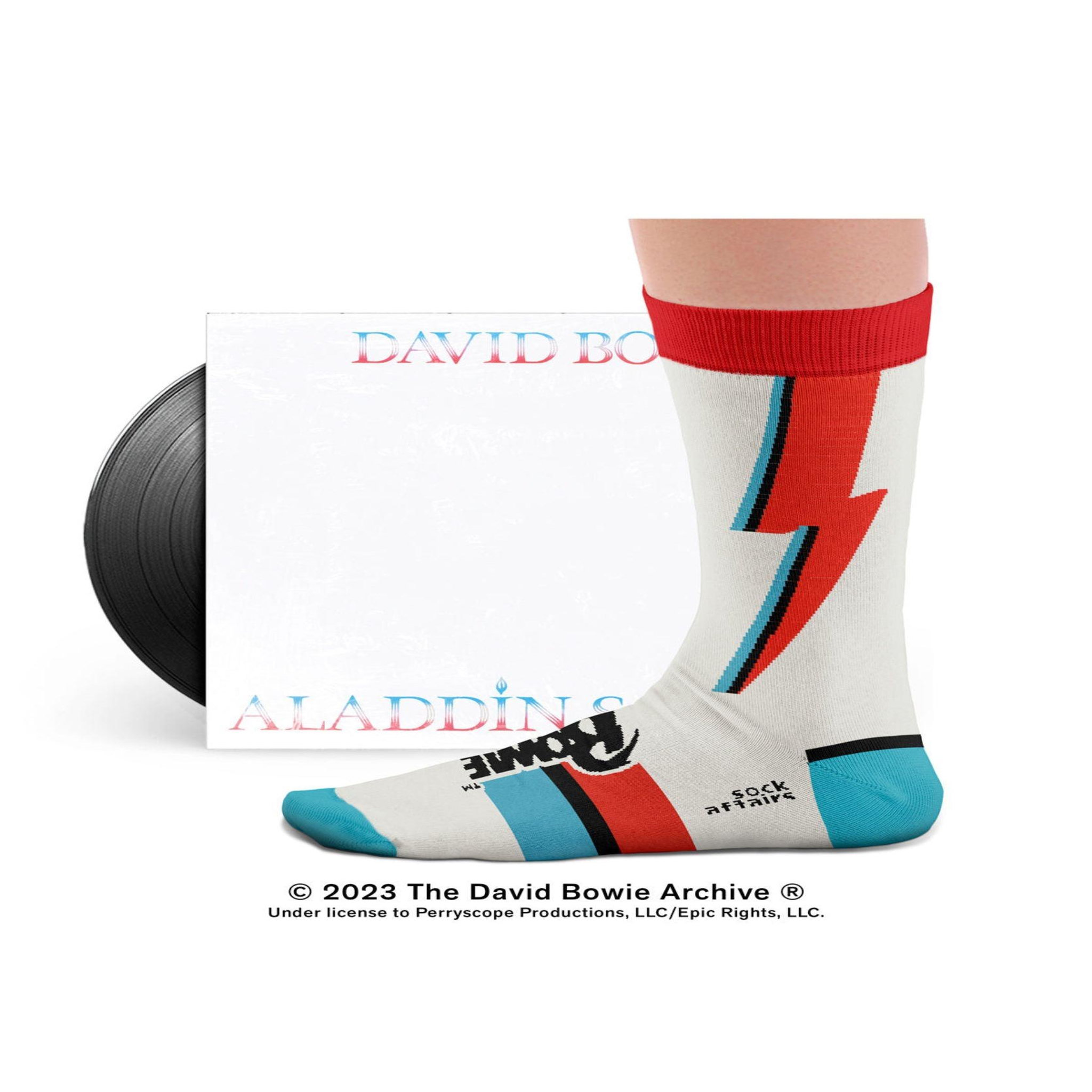 Voir la diapositive 4 : SOCK AFFAIRS Chaussettes david bowie, aladdin sane