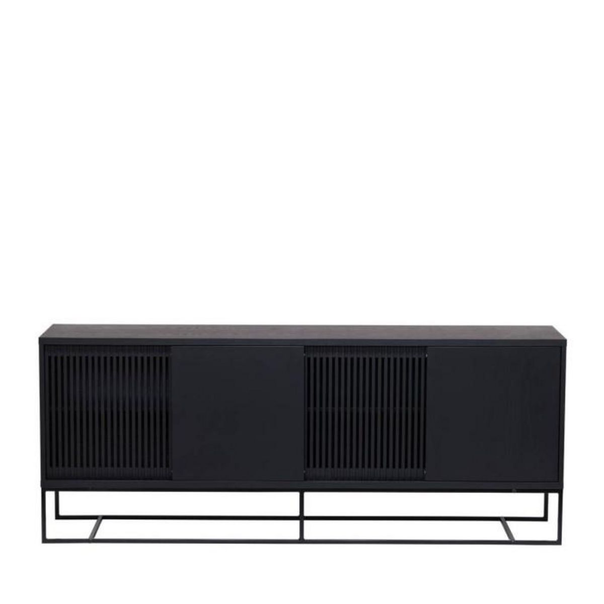 Paris Prix Buffet 4 Portes Coulissantes  Ende  188cm Noir