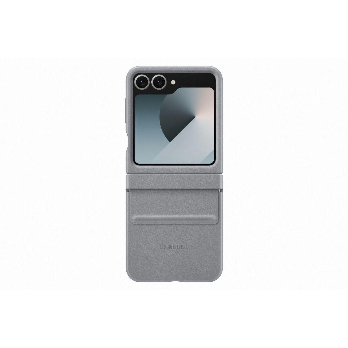 Samsung Coque Z Flip6 Gris Premium design