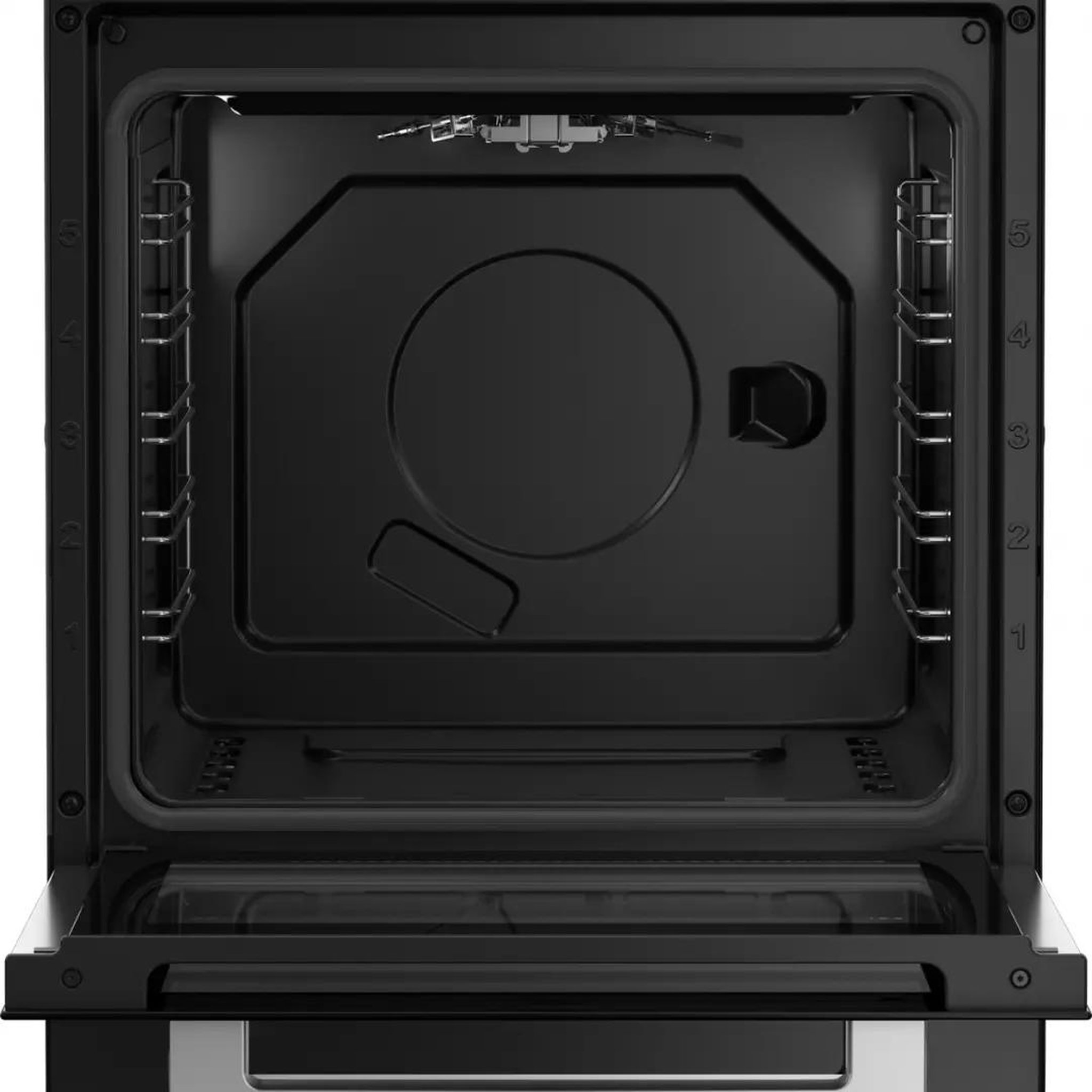 Voir la diapositive 4 : Beko Cuisinière gaz 65l 4 feux noir - fsg52010gbc