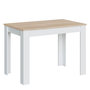 Voir la diapositive 1 : VS VENTA-STOCK Table Fixe Silo Couleur Chêne et Blanc, Table de Cuisine, Longueur 109 cm