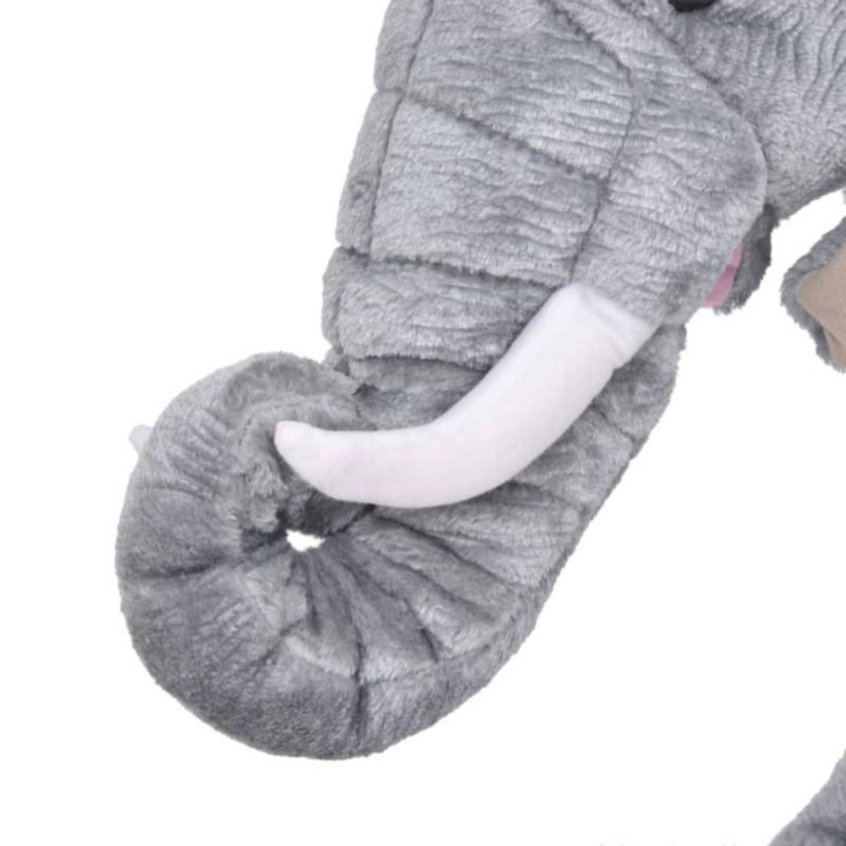 VIDAXL Jouet en peluche Éléphant Gris XXL