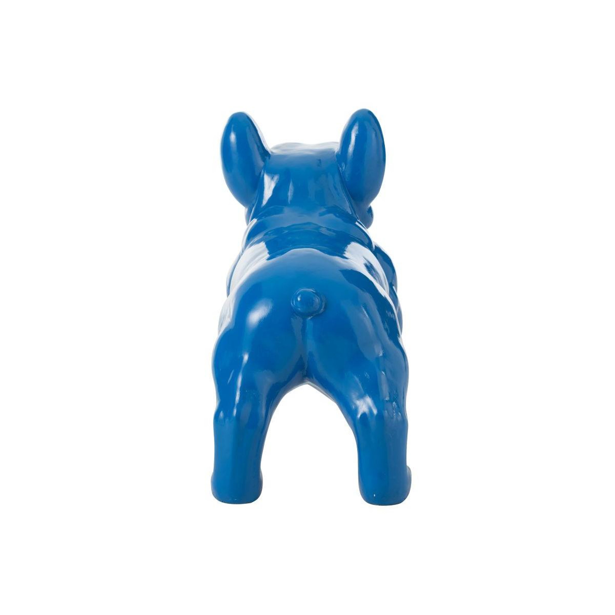 Voir la diapositive 4 : J-LINE Statue déco  bulldog  88cm bleu