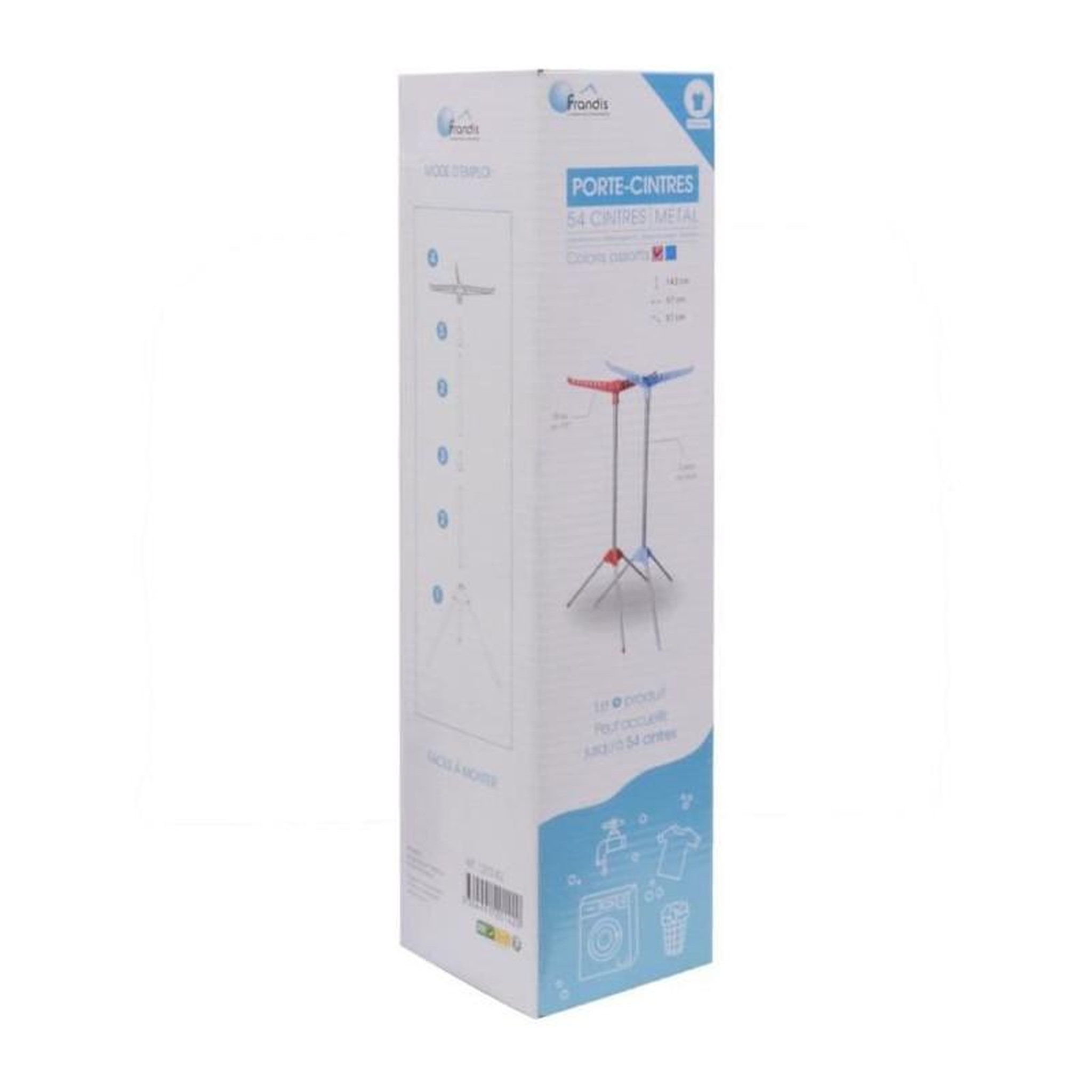 Voir la diapositive 2 : Frandis FRANDIS Porte cintres 120142 pour 54 cintres
