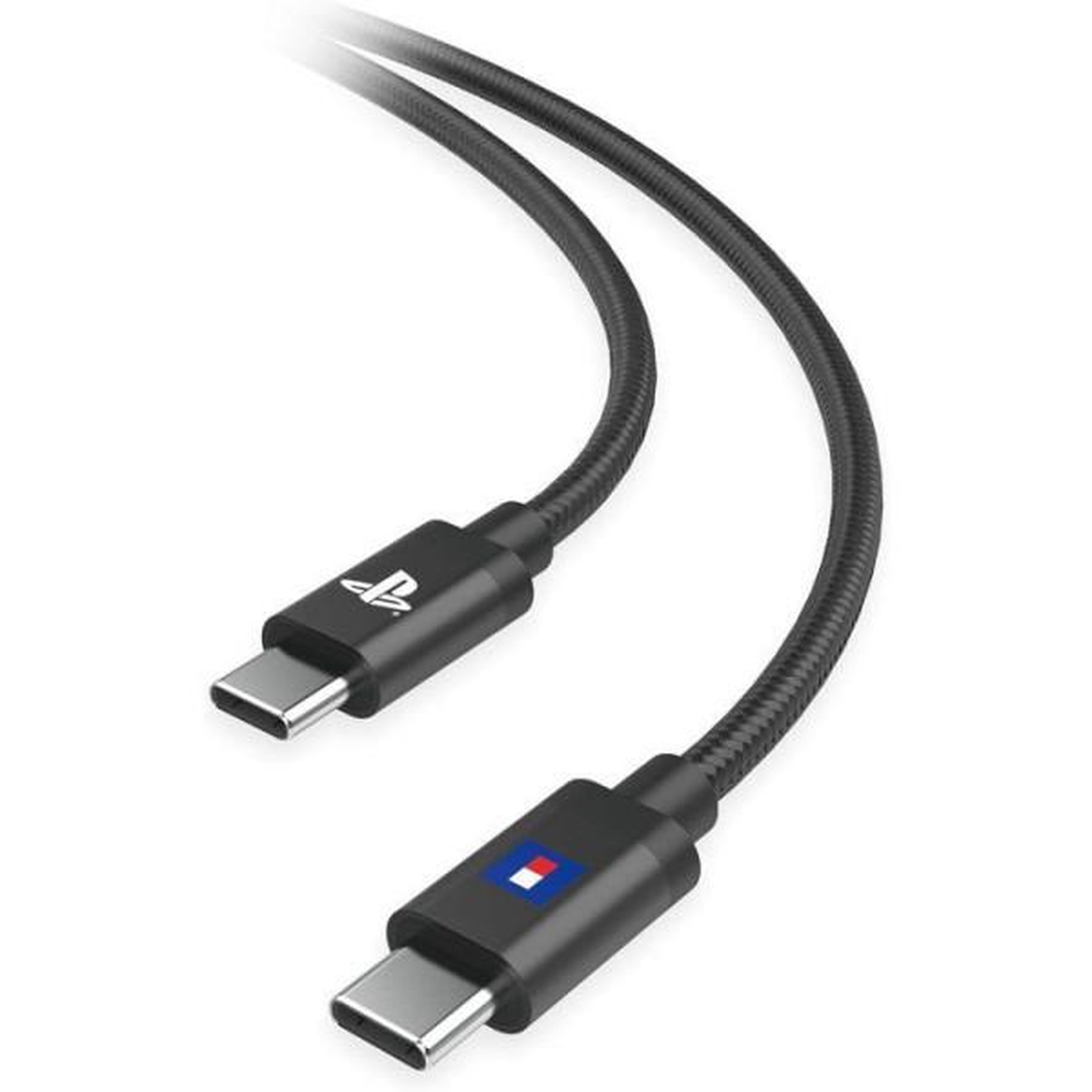 HORI Câble de charge USB-C a USB-C - Hori - PlayStation pour manette DualSense et DualSense Edge PS5 - Longueur 3 m - Noir