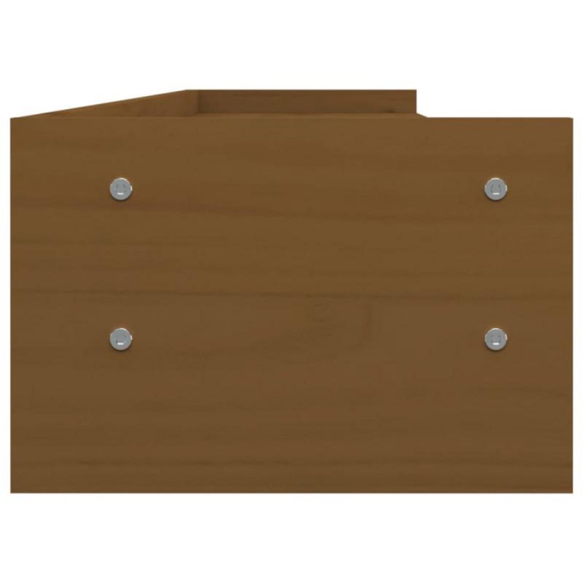 VIDAXL Support de moniteur Marron miel 100x24x16 cm Bois de pin solide