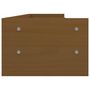 Voir la diapositive 6 : VIDAXL Support de moniteur Marron miel 100x24x16 cm Bois de pin solide