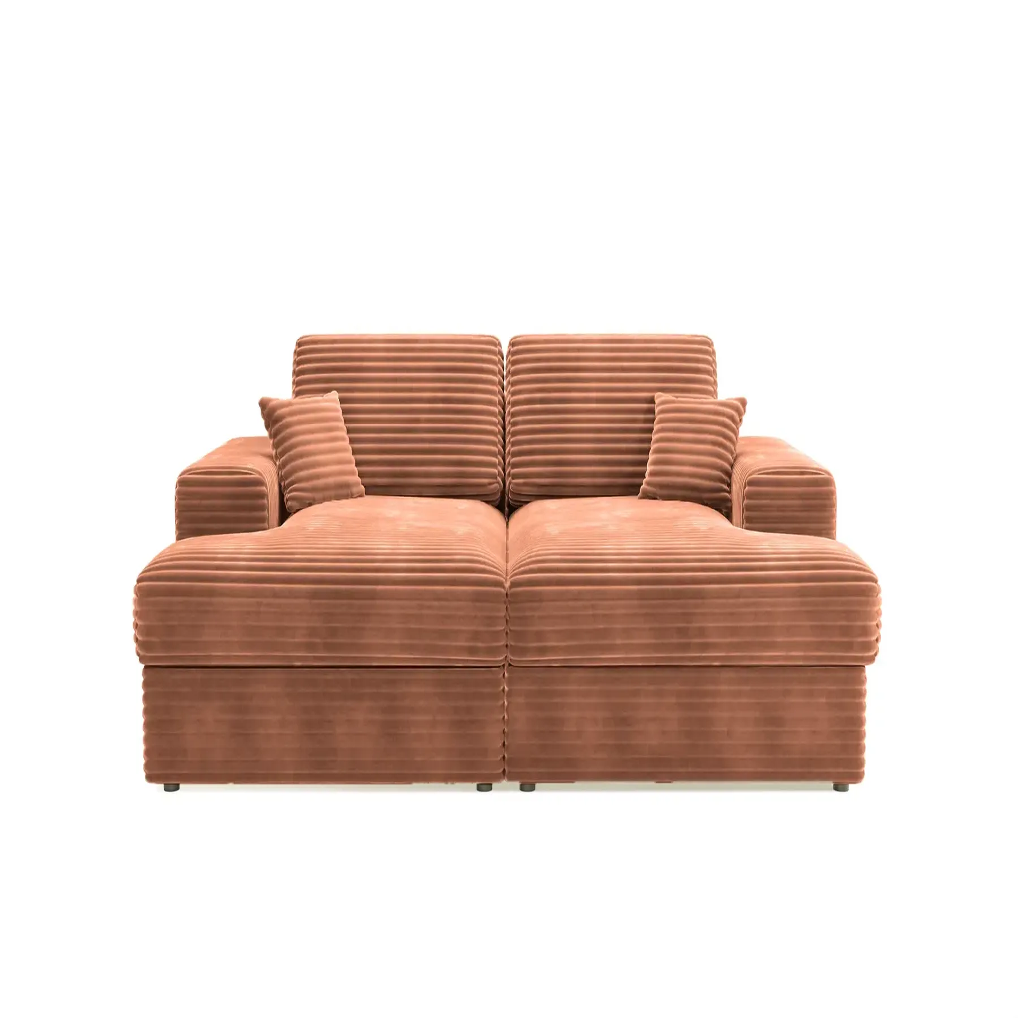 Voir la diapositive 1 : CASANOVA PARIS Lisbonne xl - canapé droit xl velours côtelé