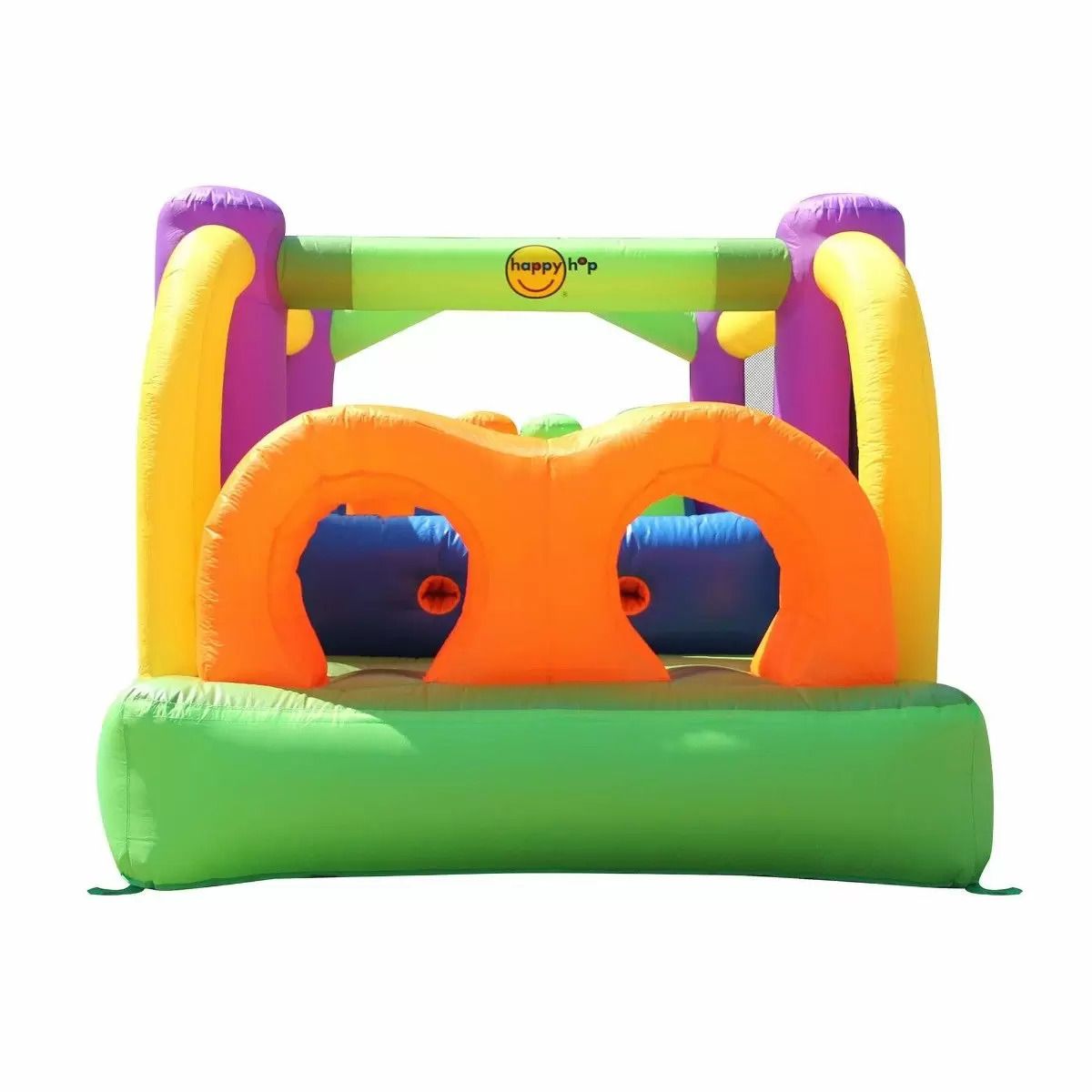 HAPPY HOP Aire de jeux gonflable Obstacle