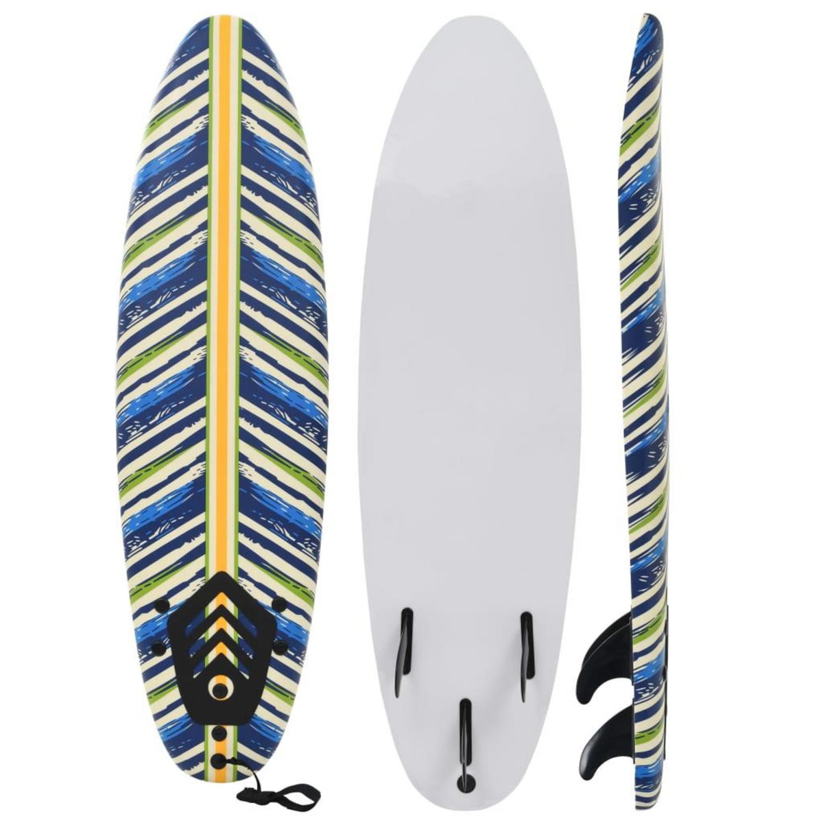 VIDAXL Planche de surf 170 cm Design de feuille