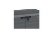 Voir la diapositive 3 : DURAMAX Armoire de rangement jardin Résine  - 1200L - Gris - STOREAWAY ARC LID