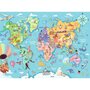 RAVENSBURGER Puzzle 100 pièces XXL :  La carte du monde