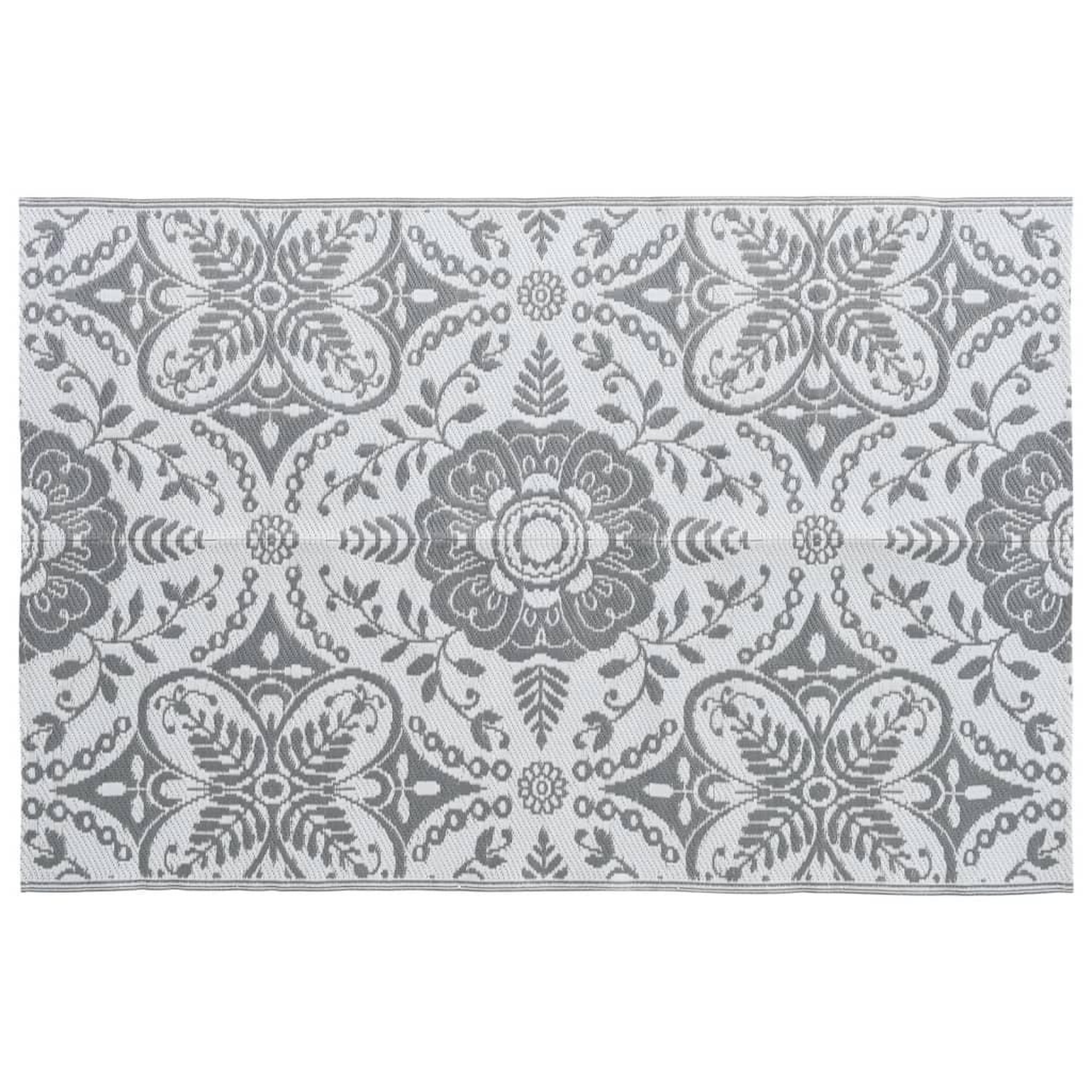 Voir la diapositive 2 : VIDAXL Tapis d'exterieur ARAKIL Gris clair 120x180 cm PP