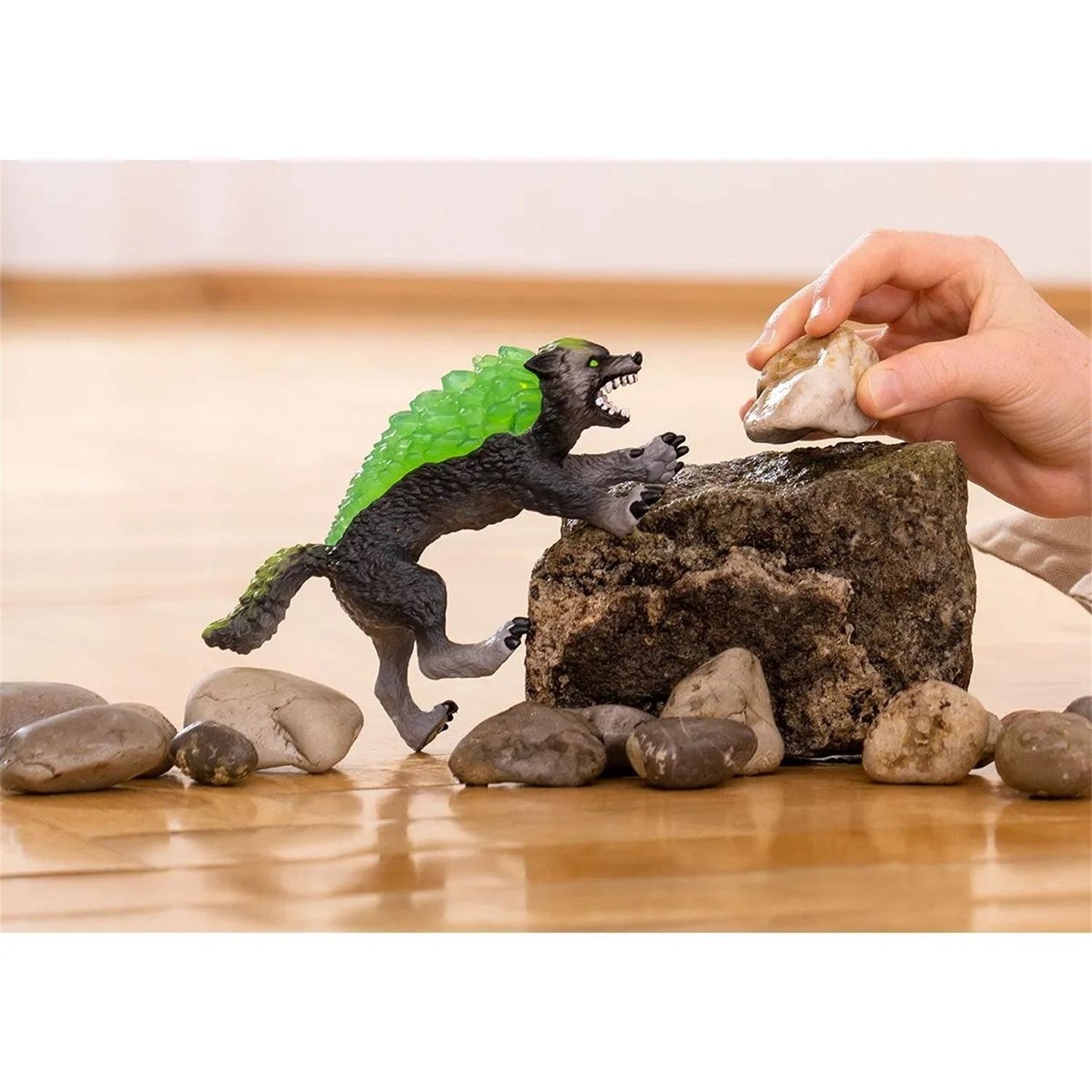 Voir la diapositive 2 : Schleich Eldrador Loup de Pierre