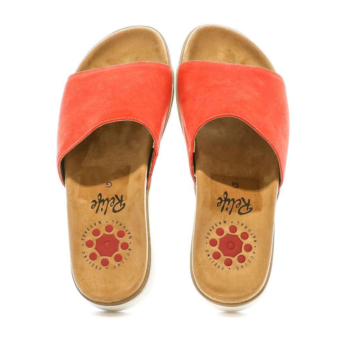 RELIFE Sandales Rouge Femme RELIFE  Joymule