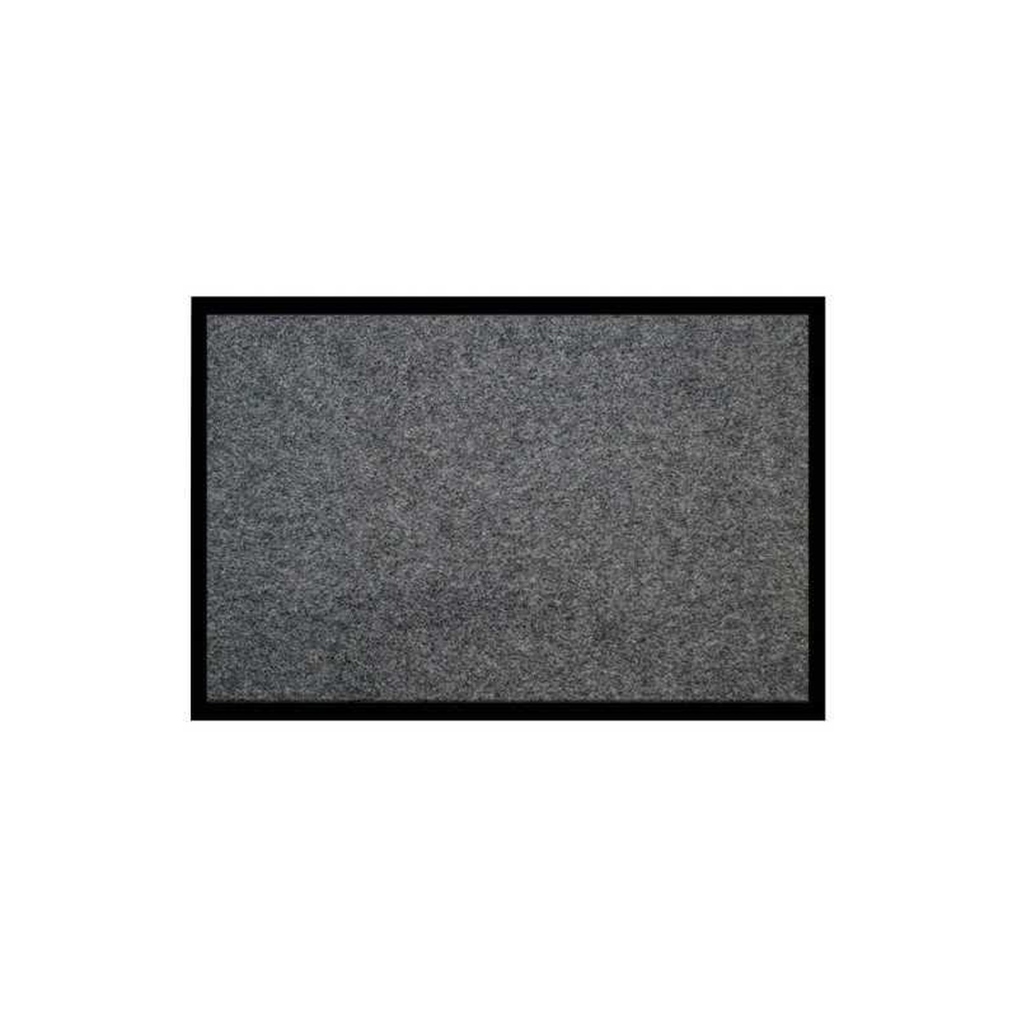 IDMAT Tapis d'entrée absorbant idmat prima gris foncé 60 x 160 cm avec envers antidérapant en pvc