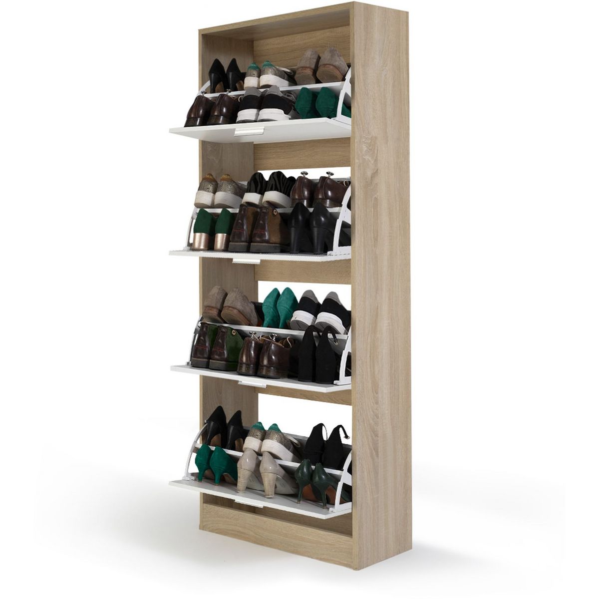 Meuble à chaussures 4 portes L60 cm TOWA