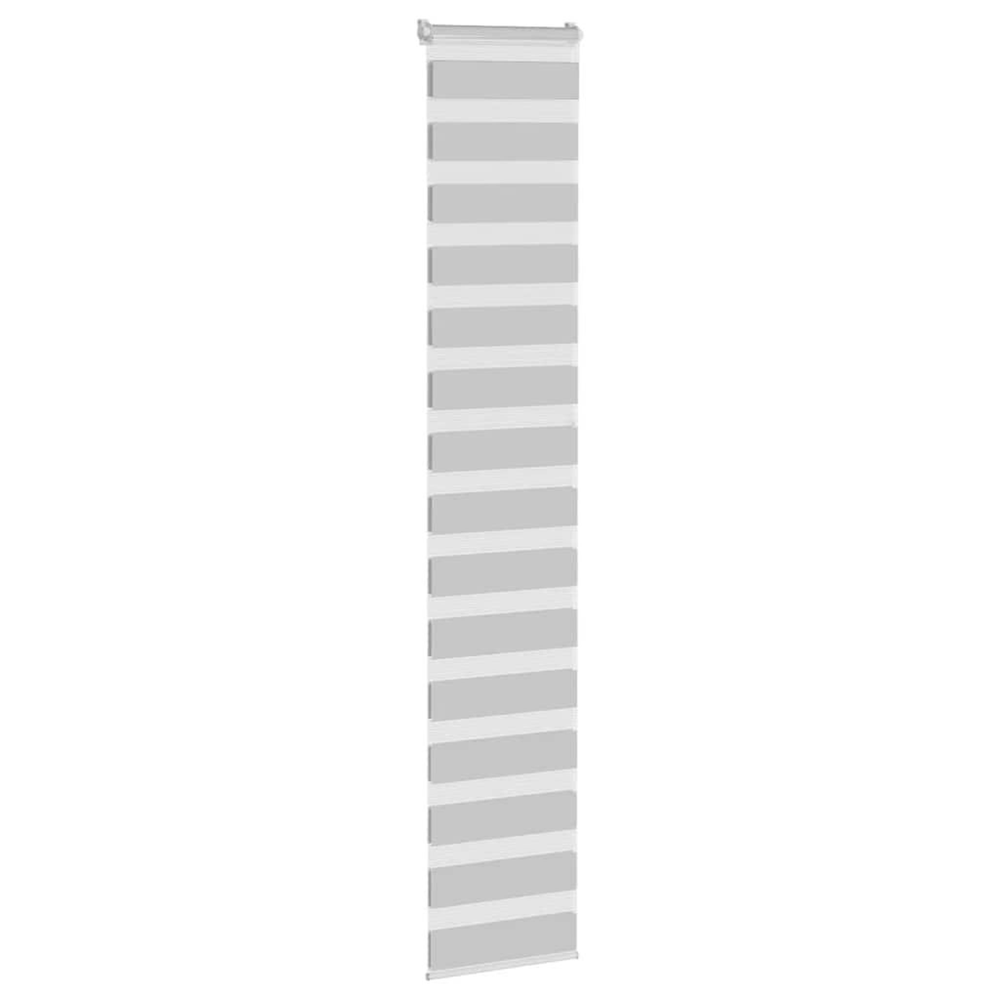 Voir la diapositive 3 : VIDAXL Store zebre gris clair largeur du tissu 45,9 cm polyester