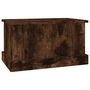 Voir la diapositive 5 : VIDAXL Boîte de rangement chene fume 50x30x28 cm bois d'ingenierie