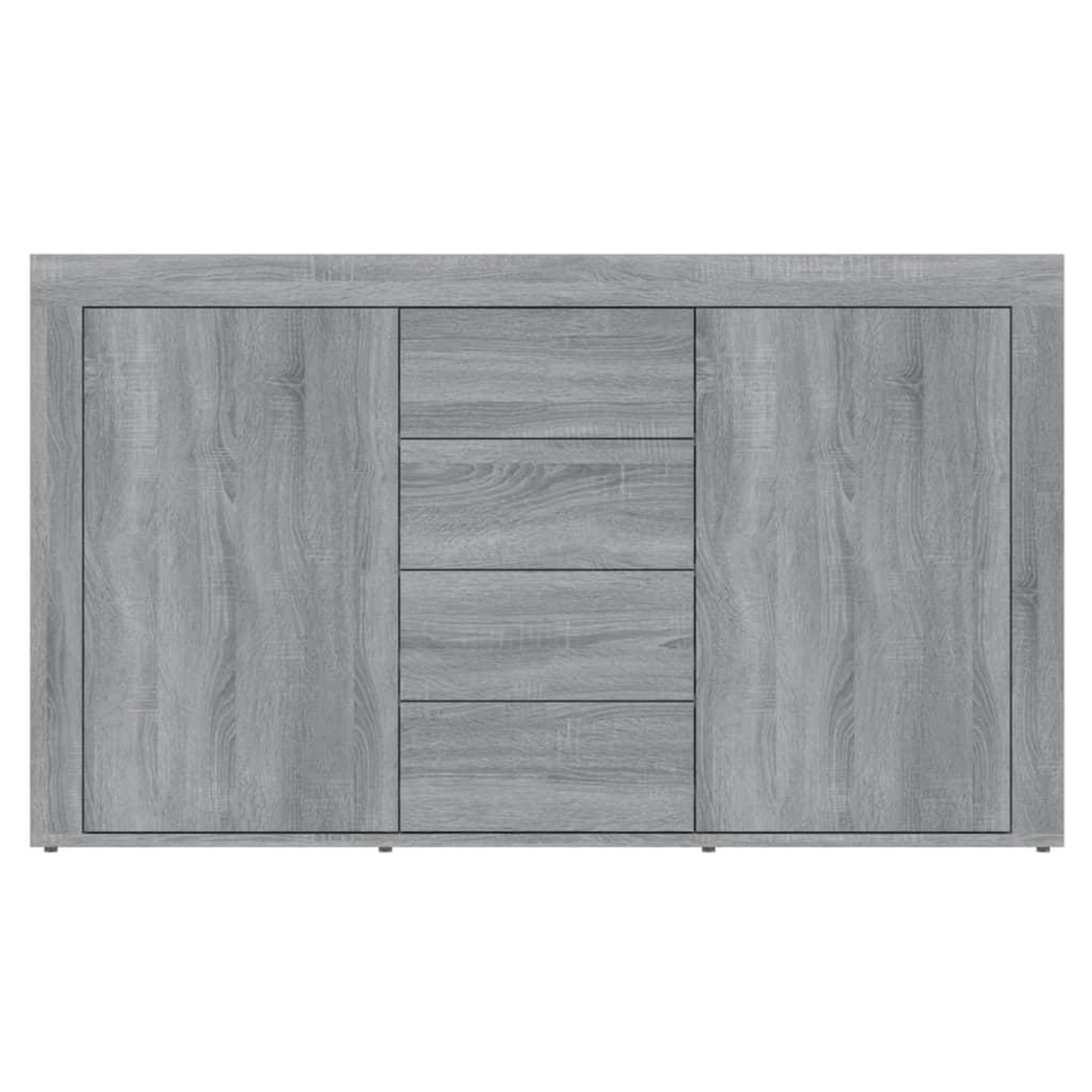 Voir la diapositive 5 : VIDAXL Buffet Sonoma gris 120x36x69 cm Bois d'ingenierie