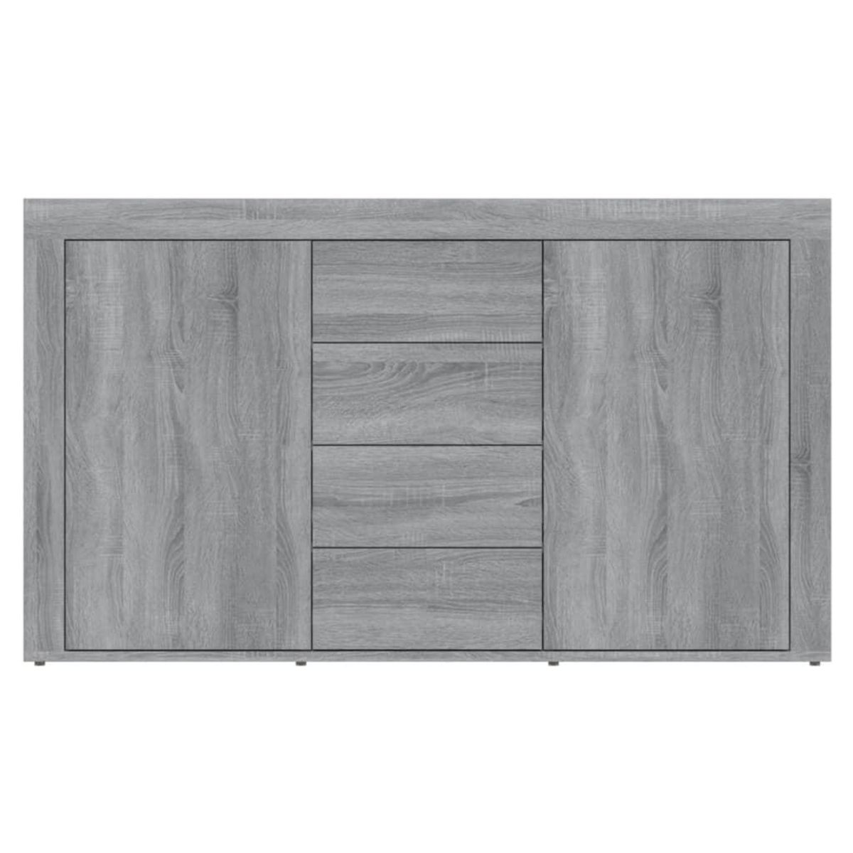 VIDAXL Buffet Sonoma gris 120x36x69 cm Bois d'ingenierie